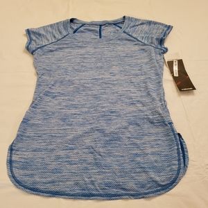 HEAD Brand Short Sleeve Top Blue Tournament Activewear Tee Women's Small NWT